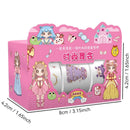 1box Cute Princess Dress Up Sticker Girl Cartoon Washi Tape Set Cute Children's Handbook Character Clothes Decoration Sticker