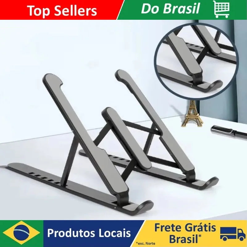 Brazil Universal Laptop Holder Computer Stand Adjustable Angle Computer Stand, Stable, Portable and Foldable