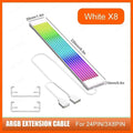 PC RGB Light Strip Suitable For Computer Power Supply ATX 24PIN GPU Video Card Cables And Case for 6Pin 8Pin 12Pin 16Pin 24Pin