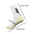 Polyamide Running Socks Medium Tube Football Socks Dotted Non-slip Men Cycling Socks