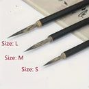 A Set Chinese Calligraphy Brush ceramics Hook Line Fine Paint Brush Pen Weasel Mouse Whisker Stone Badger Hair Paint Brush