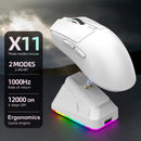 2026 Arrival Gaming Mouse 3-Speed DPI Esports Wireless Ergonomic Design Gaming Mouse 2-mode Connection Magnetic Charging Dock