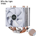 PC Air-Cooled Radiator CPU Cooling Fan 2/4/6 Heat Pipe Cooler Installing LGA2011 x79 x99 E5 2066 2099 115x 1200 1700 i5 i7 AMD