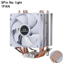 PC Air-Cooled Radiator CPU Cooling Fan 2/4/6 Heat Pipe Cooler Installing LGA2011 x79 x99 E5 2066 2099 115x 1200 1700 i5 i7 AMD