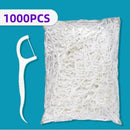YS00060-100-1000 pieces of floss picks, tooth picks, tooth cleaning interdental brushes, disposable oral hygiene care