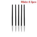 5Pcs Dental Resin Silicone Shaping Pen Brush Art Brush Dentistry Composite Cement Porcelain Teeth Shaping DIY Drawing Tool