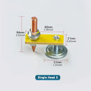 1pc Welding Magnet Head Magnetic Welding Ground Clamp Holder Fixture Strong Welder Sheet Metal Repair Machine Ground Wire Clamp