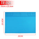 Magnetic Mat Silicone Repair Mat Circuit Board Soldering Pad Heat Resistant 932°F Anti-Static For Soldering Iron Phone Repair
