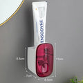 Non Punching And Squeezing Toothpaste Dispenser Fully SAutomatic Household Wall Mounted Toothpaste Dispenser Toothbrush Holder