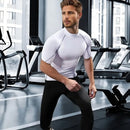 Compression T Shirt Men Bodybuilding Sportswear Short Sleeve Quick Dry Workout Shirts Sport Tops Tee Gym Running T-shirt Men