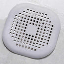 Square Silicone Drain Cover Bathroom Drain Hair Filter Drain Cover Household Bathroom Drain Mat