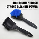 Car Tire Rim Brush Wheel Hub Cleaning Brushes Tire Brush Hard Bristle Brush Universal Auto Wheel Tire Washing Tool Accessories
