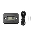 Waterproof LCD Display Digital Hour Meter Inductive timer for Bike Motorcycle ATV Snowmobile Marine Engine Gasoline Engine