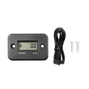 Waterproof LCD Display Digital Hour Meter Inductive timer for Bike Motorcycle ATV Snowmobile Marine Engine Gasoline Engine