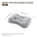 BISINNA Camping Inflatable Pillow Portable Ultralight Travel Hiking Air Sleeping Pillow for Neck and Lumbar Support