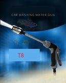 T8 long pole car washing tool watering garden tool water pipe hose universal metal extended car washing high-pressure water gun