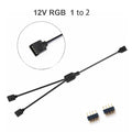 Sync Motherboard Cable 4PIN 12V RGB 3PIN 5V ARGB 1 to 2/1 to 3/1 to 4/1to 5 Extension line