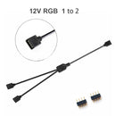 Sync Motherboard Cable 4PIN 12V RGB 3PIN 5V ARGB 1 to 2/1 to 3/1 to 4/1to 5 Extension line