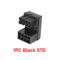 ATX GPU Adapter Elbow Head 8Pin 6Pin Female to 8Pin 6Pin Male 180 Degree Angled Power Steering Connector for Desktop Video Card
