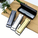 Harmonica Key of C 10 Hole Chromatic Harmonica C with Case for Beginner Gift with Case
