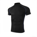 Compression T Shirt Men Bodybuilding Sportswear Short Sleeve Quick Dry Workout Shirts Sport Tops Tee Gym Running T-shirt Men