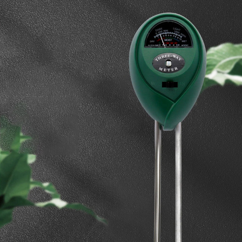 PH Tester PH Meter 3 in1 Soil Sunlight Garden Flowers Soil Moisture Sensor Meter Plants Acidity Humidity PH Monitor Detector