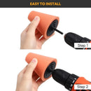 2pcs Car Hub Polishing Sponge Grinding Head Metal Plastic Grinding Conical Sponge Polishing Sponge Wheel