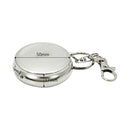 Portable car cigarette ashtray, random pattern, pocket ashtray with keychain, mini stainless steel