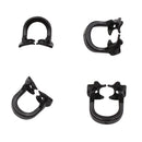 4pcs/box New Black Molar/Premolar Dental Rubber Dam Clamps Dam Rubber Barrier Clip Resin Materials Tool for Dentist Tools