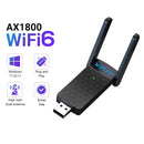1800Mbps WiFi 6 USB Adapter 5G/2.4GHz USB3.0 Wi-fi Dongle Wireless 802.11ax Network Card High Gain Antenna For Windows 10 11