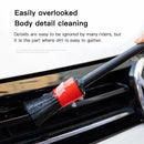 5pcs Car Wash Brush Soft Brush Detail Brush Automotive Interior Cleaning Tools Air Conditioner Air Outlet Cleaning Brush