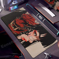 Janpanese Mask Girl Mouse Pad 90x40CM non-slip Gaming Mousepad Gamer E-Sports Mouse Mat Game Mechanical Keyboard XXL Desk Mat