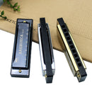Harmonica Key of C 10 Hole Chromatic Harmonica C with Case for Beginner Gift with Case