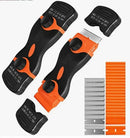 Plastic & Metal Razor Blade Scraper, Window Glass Cleaner, Vinyl Film & Adhesive Remover Tool for Car & Home