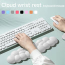 Mouse pad with wrist rest keyboard cloud anti-slip desktop office gamer mouse wrist rest Ergonomic keyboard mouse pad wrist rest