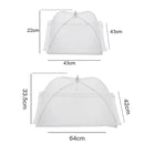 Food Cover Mesh Folding Washable Flies Tables Cover Insect Proof Protective Dish Covers Home Kitchen Storage Accessaries