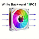 PRISM IV PRO Case Cooling Fan 120mm 5V 3 PIN ARGB, 12V 4 PIN PWM, for CPU & Case,Infinity Mirror Series,1650 RPM, 65 CFM