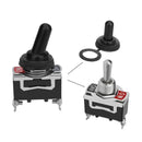 5Pcs Heavy Duty Car Boat Rocker Toggle Switch 15A 250V 2Pin SPST ON/OFF Rocker Switches with Waterproof Boot Spst Rocker Switch