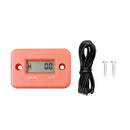 Waterproof LCD Display Digital Hour Meter Inductive timer for Bike Motorcycle ATV Snowmobile Marine Engine Gasoline Engine