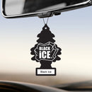 5PCS Little Trees Car Air Freshener Hanging Paper Tree Pack Black Ice New Car Scent Car Home Fragrance Long-Lasting Accessory