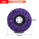 1Pcs 100/115/125mm Coral Disc Poly Strip Disc Grinder Strip Disc Abrasive Wheel Paint Rust Removal Clean For Angle Grinder