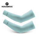 ROCKBROS Ice Silk Bicycle Sleeves Summer Breathable Cycling Arm Protection Outdoor Sun UV Protect Sports MTB Road Bike Sleeves