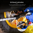 Upgrade 1/2PCS Motorcycle Chain Oiler Spray Lube Oiler Tool Mess-Free Chain Wax Chain Cleaner Attachment Chain Oil Applicator