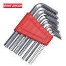 8pcs Allen Wrench Metric Wrench Inch Wrench L Wrench Size Allen Key Short Arm Tool Set Easy To Carry In The Pocket 2025