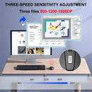 2.4G Wireless Mouse Gaming Mouse Ergonomic Mice 800-1200-1600 DPI Mouse Rechargeable Office Mice for PC Laptop Macbook Pro