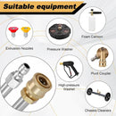 High-Quality Stainless Steel Pressure Washer Extension Wand with Quick Connect (1/4 Inch) – Heavy-Duty Upgrade