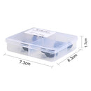 4pcs/box New Black Molar/Premolar Dental Rubber Dam Clamps Dam Rubber Barrier Clip Resin Materials Tool for Dentist Tools